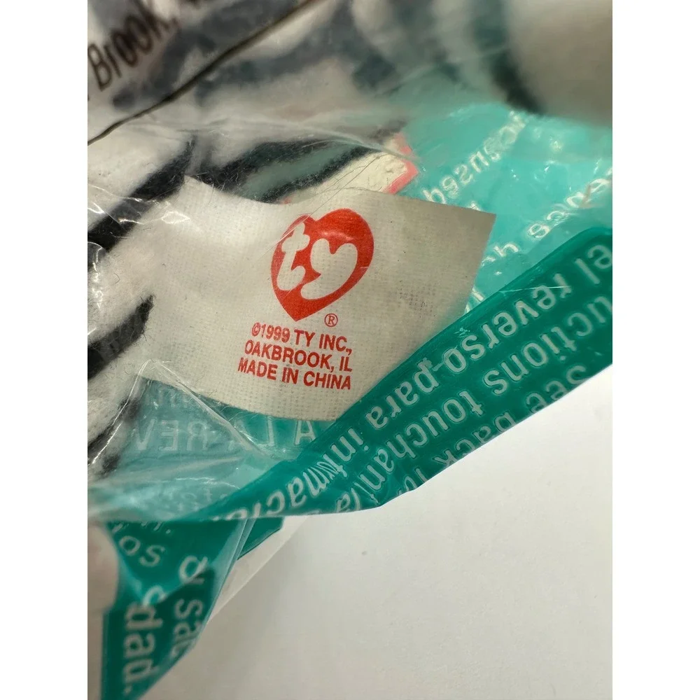 Ty Beanie Babies Blizz the White Tiger McDonald's Teenie Beanie‎ Babies 1999